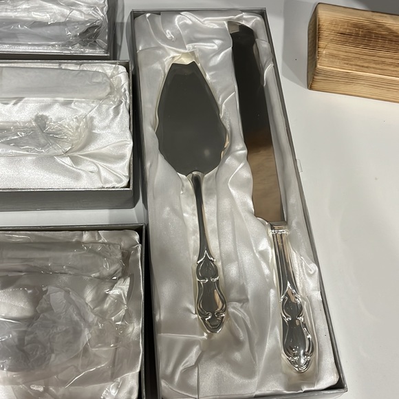 Wedding Knife and Server Set silver - Picture 6 of 6